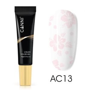 Canni UV/LED Stamping Color Gel AC13 15gr – Canni / Χρώμα: Ροζ απαλό (Light Pink)