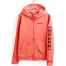 Burton Oak Full Zip Hoodie Kids Geargia Peach Heather M  - Geargia Peach Heather - Unisex