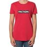 Faction Logo W T Shirt Red S  - Red - Female