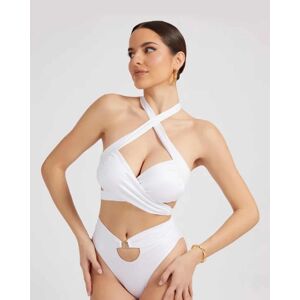 GUESS Γυναικείο Bikini Top Μαγιό Guess - 28MC  - White - Size: S;L