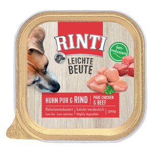 RINTI 18x300g RINTI Leichte Beute Κοτόπουλο & Βοδινό Υγρή Τροφή Σκύλων