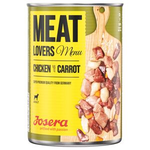 Josera 12x800g Meatlovers Menu Κοτόπουλο & Καρότο Josera Υγρή Τροφή Σκύλων