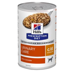 Hill's Prescription Diet 12x370g c/d Multicare Urinary Care Κοτόπουλο Hill's Prescription Diet Υγρή Τροφή Σκύλων