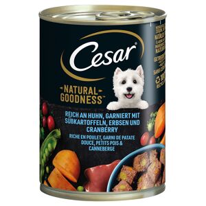 Cesar 6x400g Natural Goodness Κοτόπουλο Cesar Υγρή Τροφή Σκύλων