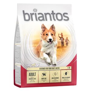 briantos 1kg Adult Κοτόπουλο & Ρύζι briantos Ξηρά Τροφή Σκύλων