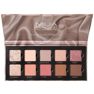 MUA Make Up Academy Silk Nudes Παλέτα σκιών 10 αποχρώσεων σε χαρτί - Οφθαλμαπάτη MUA Make Up Academy Silk Nudes Παλέτα σκιών 10 αποχρώσεων σε χαρτί - Οφθαλμαπάτη