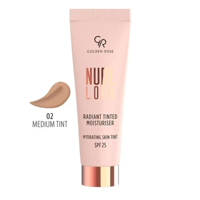 GOLDEN ROSE Nude Look Radiant Tinted Moisturiser - Μεσαία απόχρωση GOLDEN ROSE Nude Look Radiant Tinted Moisturiser - Μεσαία απόχρωση