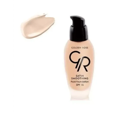 Golden Rose Satin Smoothing Μακράς Διαρκείας Υγρή Βάση SPF 15 - Βάση Golden Rose Satin Smoothing Μακράς Διαρκείας Υγρή Βάση SPF 15 - Βάση