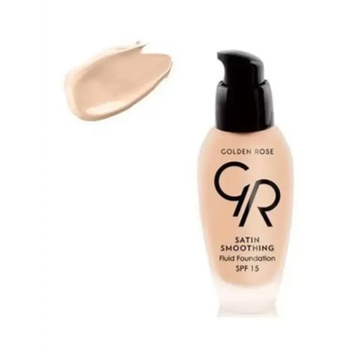 Golden Rose Satin Smoothing μακράς διαρκείας υγρό make-up - Foundation Golden Rose Satin Smoothing μακράς διαρκείας υγρό make-up - Foundation