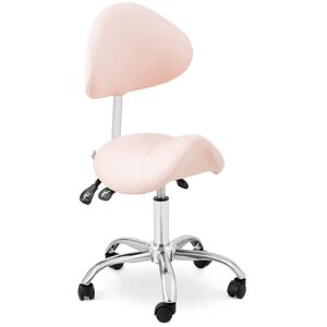 physa Καρέκλα σέλας - ρυθμιζόμενο ύψος πλάτης και ύψος καθίσματος - 55 - 69 cm - 150 kg - Ροζ, Ασήμι PHYSA MANNHEIM POWDER PINK