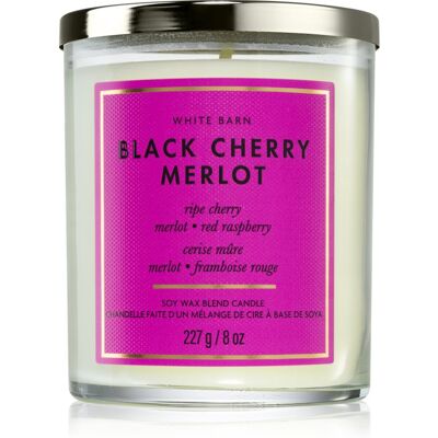 Bath & Body Works Black Cherry Merlot αρωματικό κερί 227 γρ Bath & Body Works Black Cherry Merlot αρωματικό κερί 227 γρ
