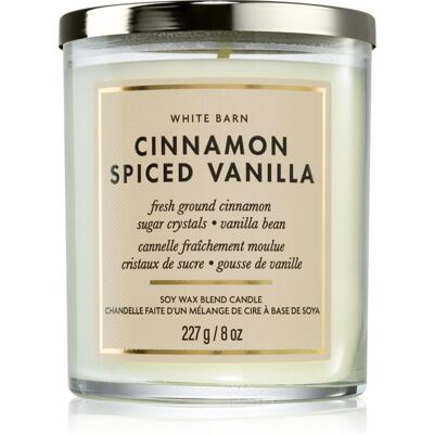 Bath & Body Works Cinnamon Spiced Vanilla αρωματικό κερί 226 γρ Bath & Body Works Cinnamon Spiced Vanilla αρωματικό κερί 226 γρ