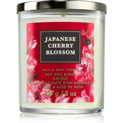 Bath & Body Works Japanese Cherry Blossom αρωματικό κερί 227 γρ Bath & Body Works Japanese Cherry Blossom αρωματικό κερί 227 γρ