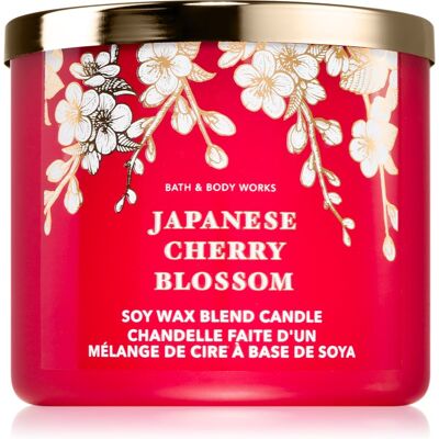 Bath & Body Works Japanese Cherry Blossom αρωματικό κερί 411 γρ Bath & Body Works Japanese Cherry Blossom αρωματικό κερί 411 γρ