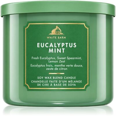 Bath & Body Works Eucalyptus Mint αρωματικό κερί 411 γρ Bath & Body Works Eucalyptus Mint αρωματικό κερί 411 γρ