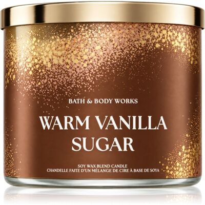 Bath & Body Works Warm Vanilla Sugar αρωματικό κερί 411 γρ Bath & Body Works Warm Vanilla Sugar αρωματικό κερί 411 γρ