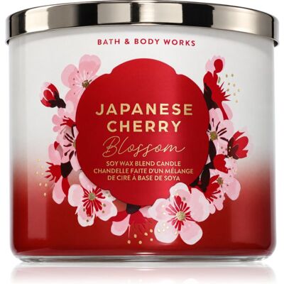 Bath & Body Works Japanese Cherry Blossom αρωματικό κερί 411 γρ Bath & Body Works Japanese Cherry Blossom αρωματικό κερί 411 γρ