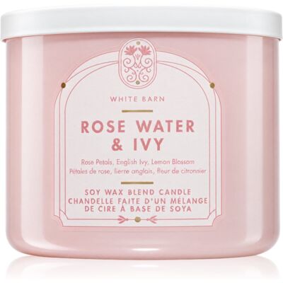 Bath & Body Works Rose Water & Ivy αρωματικό κερί 411 γρ Bath & Body Works Rose Water & Ivy αρωματικό κερί 411 γρ