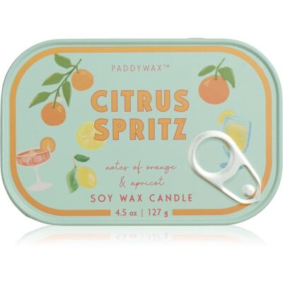 Paddywax Bistro Tin Citrus Spritz αρωματικό κερί σε μεταλλικό βάζο 127 γρ Paddywax Bistro Tin Citrus Spritz αρωματικό κερί σε μεταλλικό βάζο 127 γρ