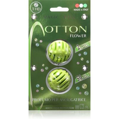 THD Cotton Flower αρωματικές μπάλες στεγνωτηρίου 2 τμχ THD Cotton Flower αρωματικές μπάλες στεγνωτηρίου 2 τμχ