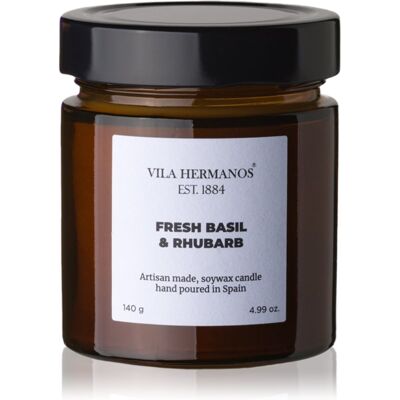 Vila Hermanos Apothecary Fresh Basil & Rhubarb αρωματικό κερί 140 γρ Vila Hermanos Apothecary Fresh Basil & Rhubarb αρωματικό κερί 140 γρ