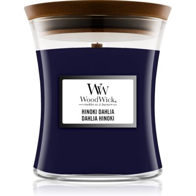 Woodwick Hinoki Dahlia αρωματικό κερί με ξύλινο φιτίλι 275 γρ Woodwick Hinoki Dahlia αρωματικό κερί με ξύλινο φιτίλι 275 γρ