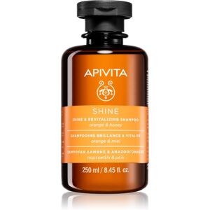 Apivita Shine Revitalizing Shampoo αναζωογονητικό σαμπουάν για την ενίσχυση και λάμψη μαλλιών 250 ml Apivita Shine Revitalizing Shampoo αναζωογονητικό σαμπουάν για την ενίσχυση και λάμψη μαλλιών 250 ml
