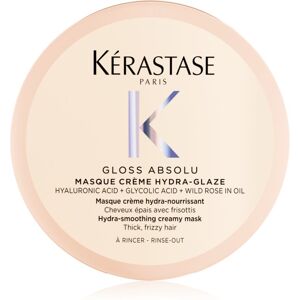 Kérastase Gloss Absolu Masque Créme Hydra-Glaze μάσκα μαλλιών για ατίθασα και κρεπαρισμένα μαλλιά 75 ml Kérastase Gloss Absolu Masque Créme Hydra-Glaze μάσκα μαλλιών για ατίθασα και κρεπαρισμένα μαλλιά 75 ml