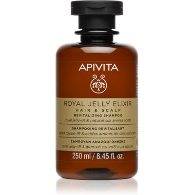 Apivita Royal Jelly Elixir Revitalizing Shampoo αναζωογονητικό σαμπουάν ενάντια στα συμπτώματα της γήρανσης των μαλλιών 250 ml Apivita Royal Jelly Elixir Revitalizing Shampoo αναζωογονητικό σαμπουάν ενάντια στα συμπτώματα της γήρανσης των μαλλιών 250 ml
