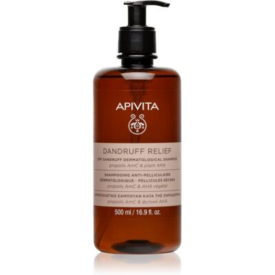 Apivita Dandruff Relief Dry Dandruff Dermatological Shampoo σαμπουάν κατά της πιτυρίδας για ξηρό και κνησμώδες δέρμα της κεφαλής 500 ml Apivita Dandruff Relief Dry Dandruff Dermatological Shampoo σαμπουάν κατά της πιτυρίδας για ξηρό και κνησμώδες δέρμα της κεφαλής 500 ml