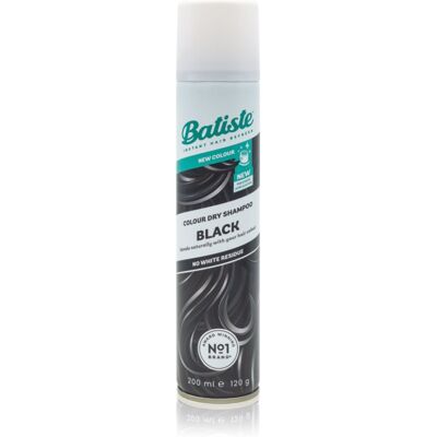 Batiste Colour Dry Shampoo Black ξηρό σαμπουάν για σκούρα μαλλιά 200 ml Batiste Colour Dry Shampoo Black ξηρό σαμπουάν για σκούρα μαλλιά 200 ml