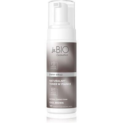 beBIO Natural Foam Toner Cold Brown αφρός με χρώμα για τα μαλλιά 120 ml beBIO Natural Foam Toner Cold Brown αφρός με χρώμα για τα μαλλιά 120 ml