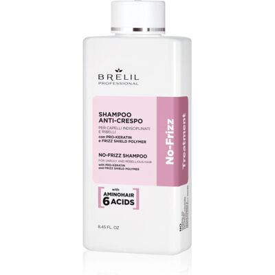 Brelil Professional No Frizz σαμπουάν για ατίθασα και κρεπαρισμένα μαλλιά 250 ml Brelil Professional No Frizz σαμπουάν για ατίθασα και κρεπαρισμένα μαλλιά 250 ml