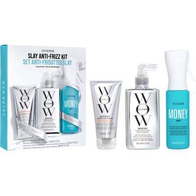 Color WOW Slay Anti-Frizz Kit σετ δώρου Για λάμψη και απαλότητα μαλλιών Color WOW Slay Anti-Frizz Kit σετ δώρου Για λάμψη και απαλότητα μαλλιών