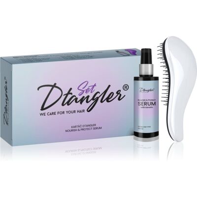 Dtangler We Care For Your Hair Set σετ δώρου για τα μαλλιά Silver 2 τμχ Dtangler We Care For Your Hair Set σετ δώρου για τα μαλλιά Silver 2 τμχ