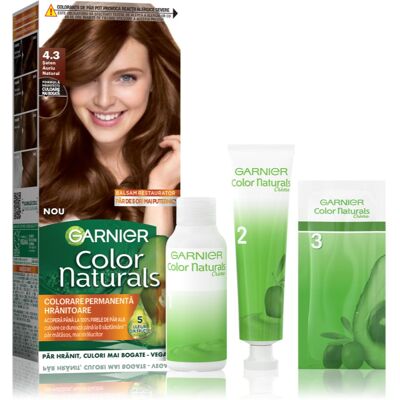 Garnier Color Naturals Creme βαφή μαλλιών απόχρωση 4.3 Natural Golden Brown 1 τμχ Garnier Color Naturals Creme βαφή μαλλιών απόχρωση 4.3 Natural Golden Brown 1 τμχ