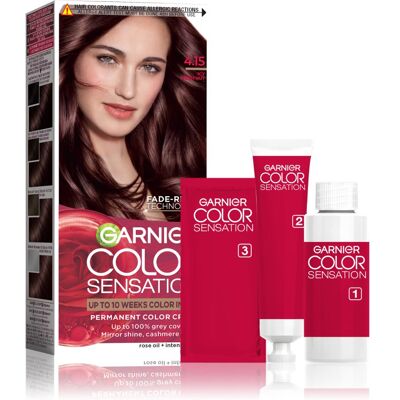 Garnier Color Sensation βαφή μαλλιών απόχρωση 4.15 Icy Chestnut 1 τμχ Garnier Color Sensation βαφή μαλλιών απόχρωση 4.15 Icy Chestnut 1 τμχ