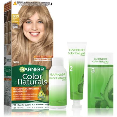 Garnier Color Naturals Creme βαφή μαλλιών απόχρωση 8.13 Natural Beige Blonde 1 τμχ Garnier Color Naturals Creme βαφή μαλλιών απόχρωση 8.13 Natural Beige Blonde 1 τμχ