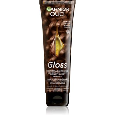 Garnier Olia Gloss Μάσκα με τεχνολογία bonding color για τα μαλλιά απόχρωση Cowboy Copper 150 ml Garnier Olia Gloss Μάσκα με τεχνολογία bonding color για τα μαλλιά απόχρωση Cowboy Copper 150 ml