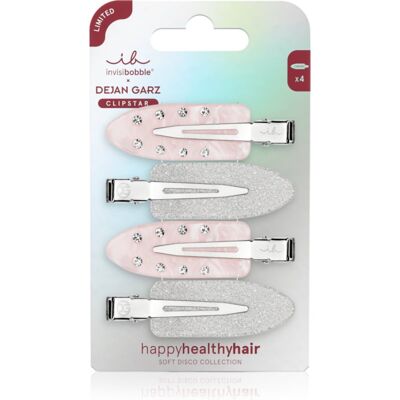 invisibobble Soft Disco Collection Clipstar κλιπ για τα μαλλιά 4 τμχ invisibobble Soft Disco Collection Clipstar κλιπ για τα μαλλιά 4 τμχ