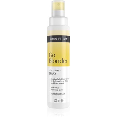 John Frieda Go Blonder Lightening Spray σπρέι για τα μαλλιά για ξάνοιγμα των μαλλιών 100 ml John Frieda Go Blonder Lightening Spray σπρέι για τα μαλλιά για ξάνοιγμα των μαλλιών 100 ml