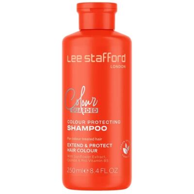 Lee Stafford Colour Guarded Colour Protecting Shampoo καθαριστικό σαμπουάν χωρίς θειικό άλας και paraben 250 ml Lee Stafford Colour Guarded Colour Protecting Shampoo καθαριστικό σαμπουάν χωρίς θειικό άλας και paraben 250 ml