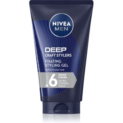 NIVEA MEN Craft Stylers στάιλινγκ τζελ για λεία και λαμπερά μαλλιά 150 ml NIVEA MEN Craft Stylers στάιλινγκ τζελ για λεία και λαμπερά μαλλιά 150 ml