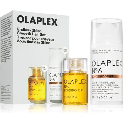 Olaplex Endless Shine Smooth Hair Set Σετ Για λάμψη και απαλότητα μαλλιών 1 τμχ Olaplex Endless Shine Smooth Hair Set Σετ Για λάμψη και απαλότητα μαλλιών 1 τμχ