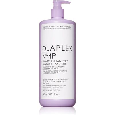 Olaplex N°4P Blond Enhancer Toning Shampoo μωβ τονωτικό σαμπουάν εξουδετέρωση κίτρινων αποχρώσεων 1000 ml Olaplex N°4P Blond Enhancer Toning Shampoo μωβ τονωτικό σαμπουάν εξουδετέρωση κίτρινων αποχρώσεων 1000 ml