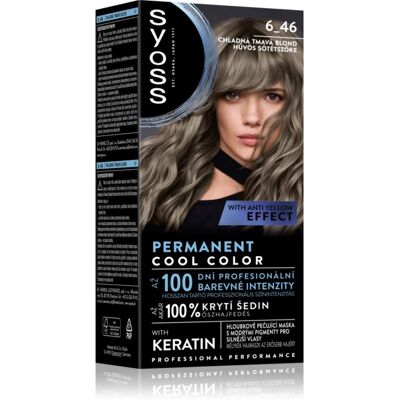 Syoss Permanent Cool Color - Μόνιμη βαφή μαλλιών - Σκούρο ξανθό Syoss Permanent Cool Color - Μόνιμη βαφή μαλλιών - Σκούρο ξανθό