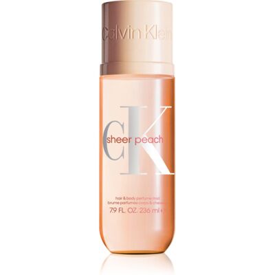 Calvin Klein CK Sheer Peach Αρωματικό σπρέι σώματος και μαλλιών unisex 236 ml Calvin Klein CK Sheer Peach Αρωματικό σπρέι σώματος και μαλλιών unisex 236 ml