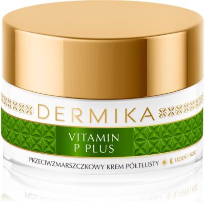 Dermika Βιταμίνη P Plus Υποαλλεργική ημι-λιπαρή κρέμα ημέρας και νύχτας Dermika Βιταμίνη P Plus Υποαλλεργική ημι-λιπαρή κρέμα ημέρας και νύχτας