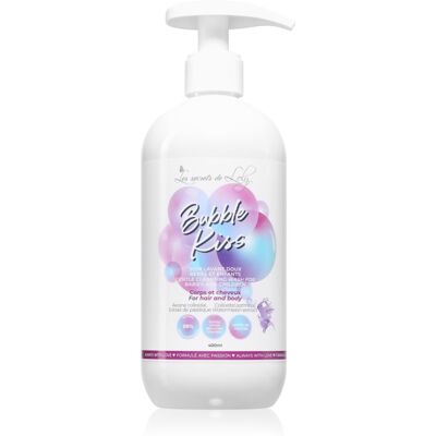 Les Secrets De Loly Bubble Kiss τζελ πλυσίματος για σώμα και μαλλιά για παιδιά 400 ml Les Secrets De Loly Bubble Kiss τζελ πλυσίματος για σώμα και μαλλιά για παιδιά 400 ml