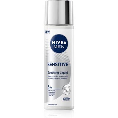 NIVEA MEN Sensitive υπερ ελαφρύ υγρό για να καταπραύνει την επιδερμίδα πρόσωπου 100 ml NIVEA MEN Sensitive υπερ ελαφρύ υγρό για να καταπραύνει την επιδερμίδα πρόσωπου 100 ml